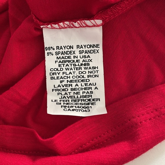 M Storm Los Angeles Red Tank Top - Picture 6 of 8